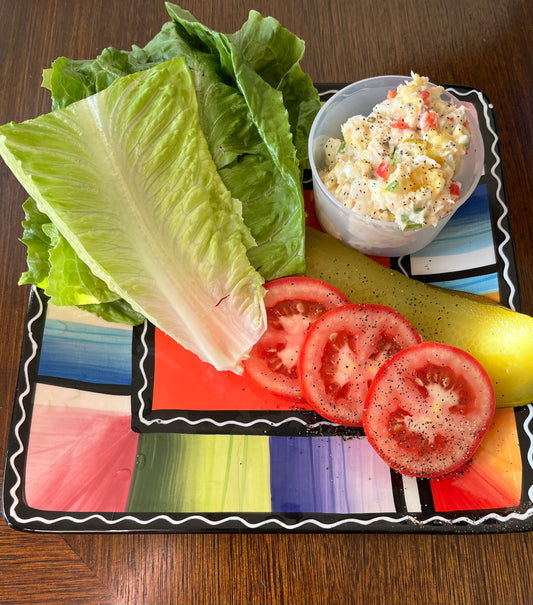 Tuna Salad Lettuce Boat