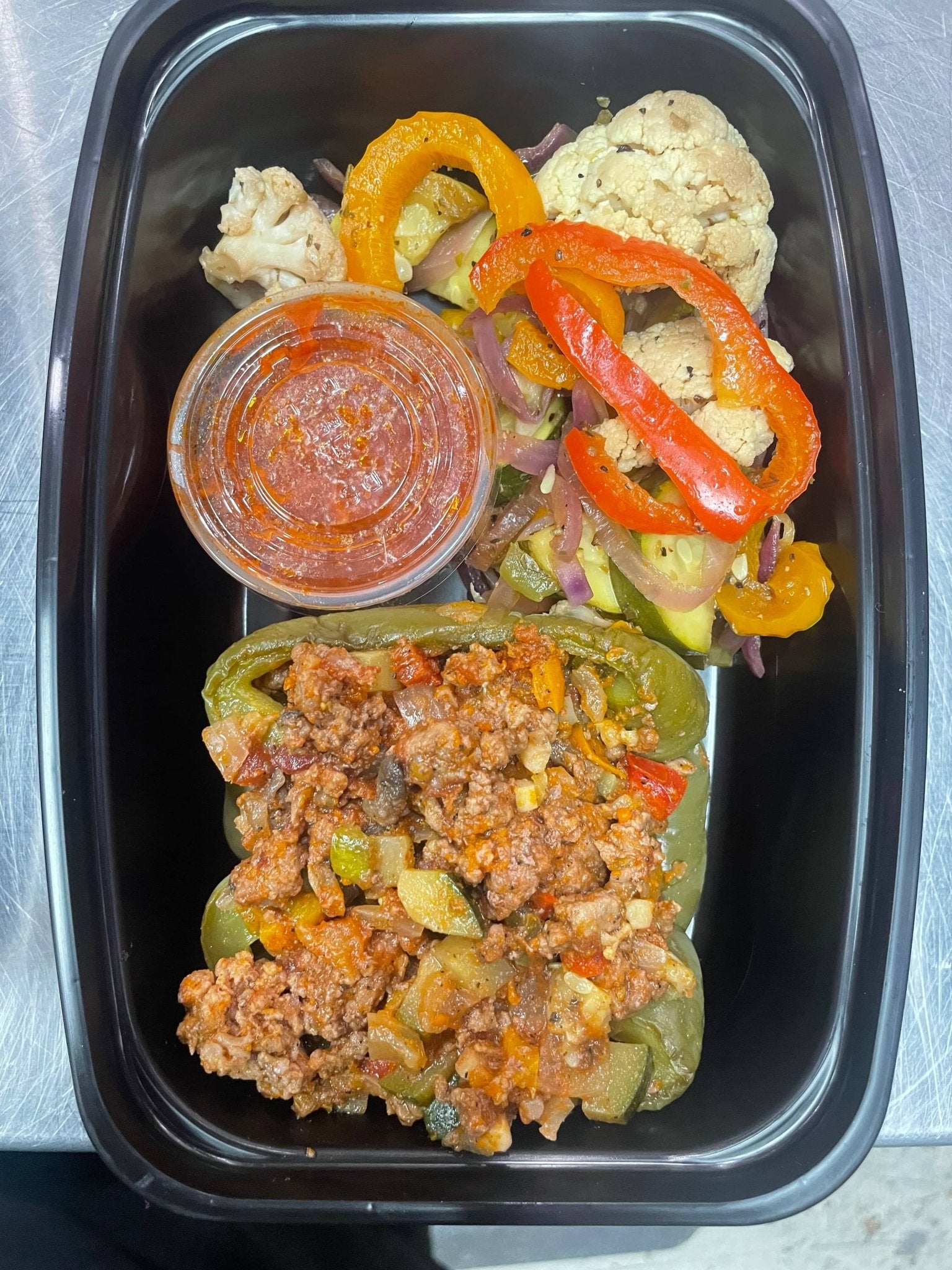 Extra Lean Beef Stuffed Pepper W/ Vegetables - Purpose By Dana - 3oz. Protein - 