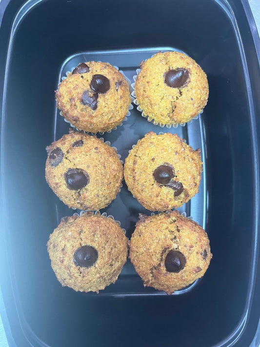 Mini Pumpkin Chocolate Chip Muffins - Purpose By Dana - 6 Pack - 